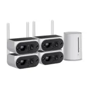 4MP Solar Camera System Outdoor Wifi IP Video Surveillance Camera Security Kit