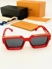 LOUIS VUITTON 1.1 MILLIONAIRES MCA SUNGLASSES RED EASTERN NOSE BRIDGE NWTR