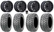 MSA Creed 15" Wheels Black 27" Ceros Tires Polaris RZR XP 1000 / PRO XP