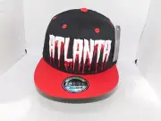 Atlanta KBethos Premium Headwear Baseball Cap BLACK Red Mens Snapback HORROR HAT