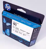 HP 91 Photo Black + Light Gray PRINTHEAD, Jan 2022