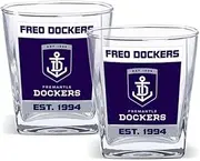 AFL Spirit Glass Set - Fremantle Dockers - 250ml Cup - Set of Two
