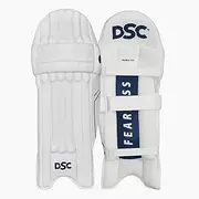 DSC Pearla 5000 Batting Legguard for Mens Left Hand| Material: PU Facing | for Intermediate-Advanced | Lightweight HDF | Breathable Mesh Bolsters | Extended Side Wing for Protection