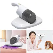 White Handheld Wireless UV Dust Mite Remover Vacuum Cleaner for Bedding Sofa Mattress
