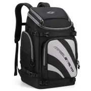Ski Boot Bag,55L Large Ski Boots Travel Backpack for Men Women，Waterproof Sno...