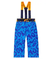 [Marc Jacobs Kids] Marc Jacobs Kids Printed ski salopettes Y 4 blue
