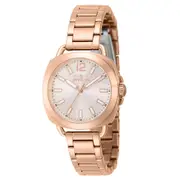 Invicta Wildflower Lady Silver/Rose Gold Quartz Analog Dress Watch 46347