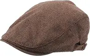 [COLLBATH] Hat Men's Beret Cap Versatile Outdoor Accessory Stylish and Comfort-fit Beret Coffee