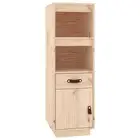 Solid Wood Pine Highboard Sideboard Buffet Console Cabinet Storage vidaXL