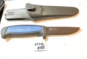 Mora Pro S Sweden Fixed Blade Knife, blue handle knife, nos