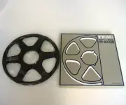 Teac RE-1003B Open Reel Deck Parts Black No 10 Metal Empty Reel Vintage oop JP