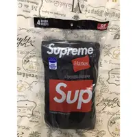 在飛比找蝦皮購物優惠-supreme/Hanes 4件組黑色四角褲