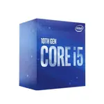 含稅 INTEL 英特爾 CORE I5-10400 中央處理器 盒裝 CPU