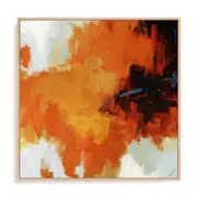Artey | Red Tail II - Framed Canvas - Natural Frame - 64 x 64cm