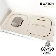 Apple Watch Ultra Titanium Polished 49mm Custom with Breitling Style Mesh Band