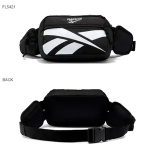 =CodE= REEBOK REPEAT VECTOR WAISTBAG 拉鍊腰包(白 黑) FL5420 FL5421