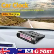 AN01 AN02 TPMS Look Solar Car Digital Clock with LCD Display Auto Accessories