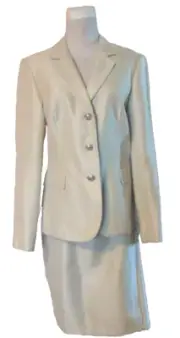 JOHN MEYER WOMENS TWO PIECE PANT SET BLAZER JACKET DRESSY OUTFIT WEDDING~10
