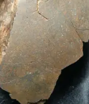 Meteorite 672 gram end cut Slice NWA unclassified Africa