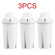 3PCS Fits Brita Classic Pitcher Water Filter Advanced Pitcher Water Filter White