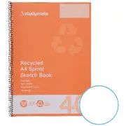 Studymate A4 110gsm PP Cover Sketch Book 40 Page Recycled