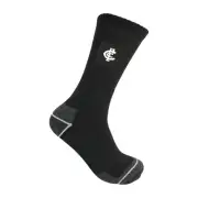 AFL Carlton Blues 2pk Heavy Duty Work Sock