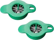 2Pcs Portable Scallion Cutter Practical Kitchen Shredder for Easy Vegetable Cutting Comfortable Handle for Onions Onions and Peppers