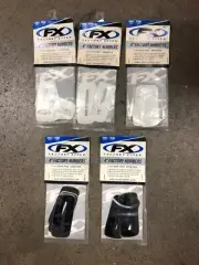 FACTORY EFFEX NUMBER PLATE FENDER DECALS MAILBOX 4" #0 WHITE BLACK LOT OF 15