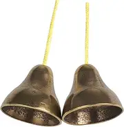ERINGOGO Heavy Duty Metal Cymbal Bell Hand Bell for Yoga Rhythm Instrument Vintage