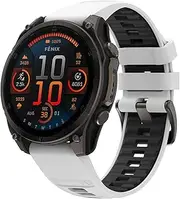[Haotop] Sport Silicone Replacement Strap 22mm Compatible for Garmin Fenix 8/Fenix 7/Fenix 6/Fenix 6 Pro/Fenix 5/Fenix 5 Plus/Forerunner 955/Forerunner 945/Forerunner 935/Approach S60