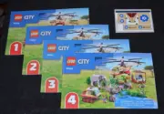 60302 INSTRUCTION BOOKLET & ORIGINAL STICKERS ONLY For Set # 60302 ~ Lego City ~