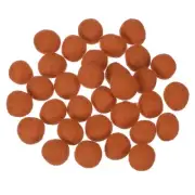 30 Pcs Wool Felt Balls Beads, 0.6 Inch Handmade Felt Pom Poms, Coffee