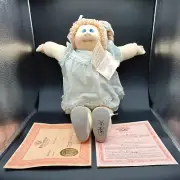 1984 Cabbage Patch Trudi Rhoda Doll New No Box 22" Blue Eyes Blonde Braids