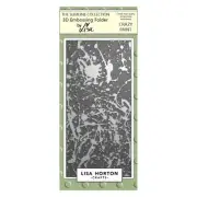 Lisa Horton Crafts Embossing Folder-Crazy Paints