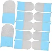 DOITOOL 20pcs Game Finger Cot Touch Screen Gloves Anti-sweat Gaming Accessory Gamer Gloves Small Gaming Gloves Mobile Gaming Finger Sleeve Game Hand Sweat Bag Thumb Sleeve Silver Fiber