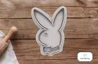 Playboy Bunny Logo Cookie Cutter & Embosser Stamp