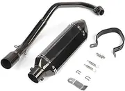 Motorcycle Black Electroplating Slip-On Muffler Baffle Exhaust Pipe For ho&nd&a For GR&OM Msx125 2013-2023
