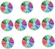 KOMBIUDA Enhance Your Game Night 10pcs Mini Prize Wheel Rotatable Fortune Wheel Prizes for and Group Activities