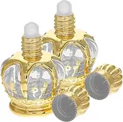 Baluue 2pcs Essential Oil Perfume Bottles Roll-on Sub Bottles Unique Roller Design