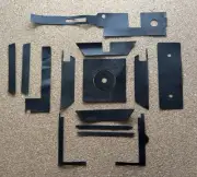 Linhof Technika III V.5 4x5 Original Leather Black Cover Trim New Old STOCK RARE