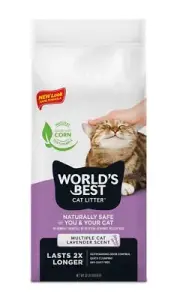Multiple Cat Lavender Scented 32-Pounds - Natural Ingredients Quick Clumping ...