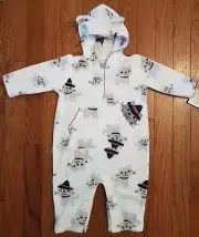 JUST ONE YOU BY CARTER'S ONE PIECE HALLOWEEN CATS BLACK WHITE ALL SIZES