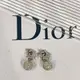 [二手] Christian Dior LOGO球型水鑽造型 耳夾/耳環/飾品