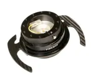 NRG V2 BALL LOCK QUICK RELEASE 4.0 BLACK BODY CARBON FIBER PADDLE (for: Subaru)