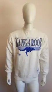 Mitchell & Ness North Melbourne Kangaroos AFL Mens Underscore Crew Jumper Size S
