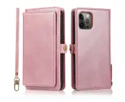 Wallet Case for iPhone 14 Pro, Detachable Phone Case for Easy Portability (Pink)