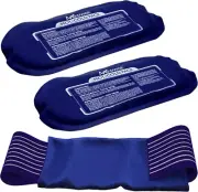 2 Reusable Hot and Cold Ice Packs for Injuries, Joint Pain, Muscle Soreness a...