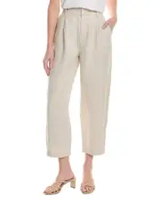 Bella Dahl Relaxed Pleat Front Linen Trouser