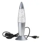 USB Lava Lamp Metal Base Night Light Volcano Nightlight Bedside Lamp Lighting