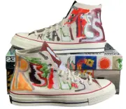 Converse x Come Tee Chuck 70 Hi Sneakers Realms & Realities Men's Shoes 173121C